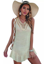 Breezy Beach V Neck Cover-up