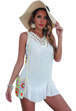 Breezy Beach V Neck Cover-up