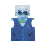 Float Vest & Swim Goggles Set