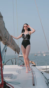 Black Chicbow Monokini