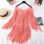 Crochet beach dress - vacation style - cool dresses for hot summer in goa - beachwear online