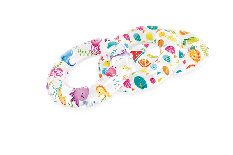 Whimsical Inflatable Rings 51cm (Pack of 3)