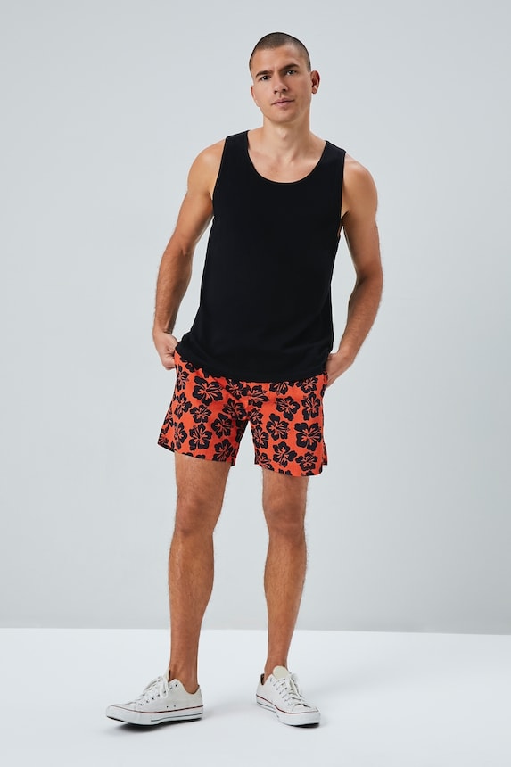 The Beach Company India - online swimsuit store - Buy floral swim shorts online - Printed swim wear for men