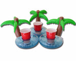 Inflatable Palm Tree Drink Holder (Pack of 2)