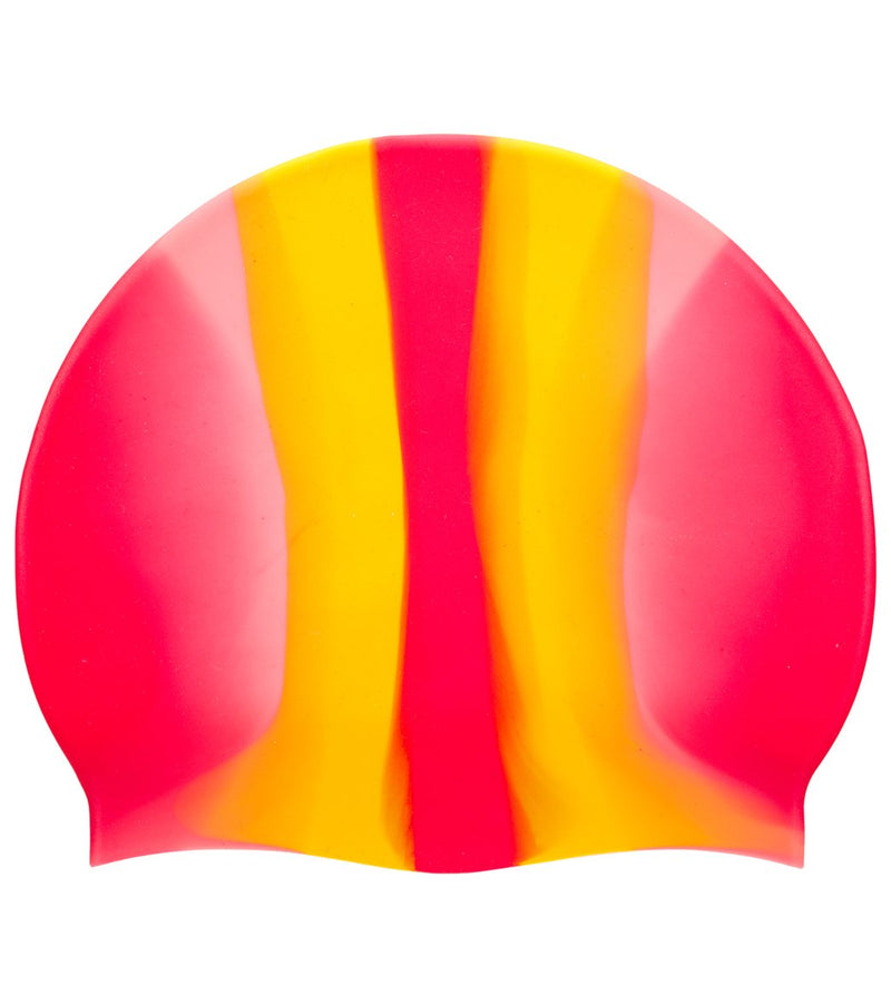 Sporti Multi Color Silicone Swim Cap