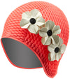 Floral Bubble Swim Cap