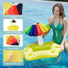 Colorful Umbrella Inflatable Floating Serving Tray