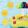 Colorful Umbrella Inflatable Floating Serving Tray