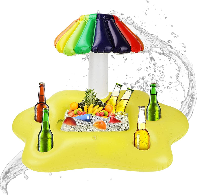 Colorful Umbrella Inflatable Floating Serving Tray