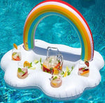 The Beach Company -  Party Toy Ice Bucket - Rainbow Cloud - Inflatable Drinks Holder - Buy Swimming Pool Floats Online