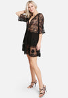 Floral Lace Beach Cover Up