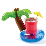 Inflatable Palm Tree Drink Holder (Pack of 2)