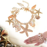 Stars and Shells Charm Bracelet