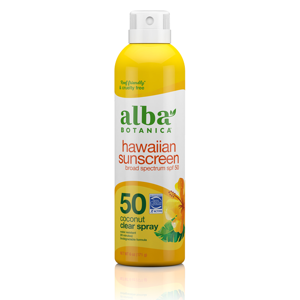 Alba Botanica Hawaiian Coconut Sunscreen Spray - SPF 50 148ml